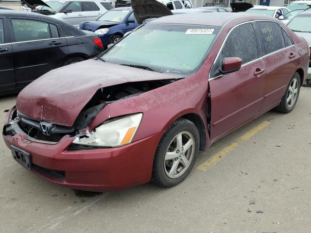 JHMCM56623C055836 - 2003 HONDA ACCORD EX MAROON photo 2