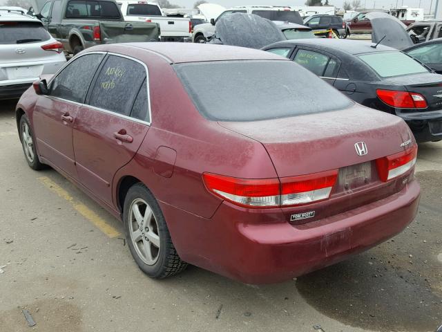 JHMCM56623C055836 - 2003 HONDA ACCORD EX MAROON photo 3