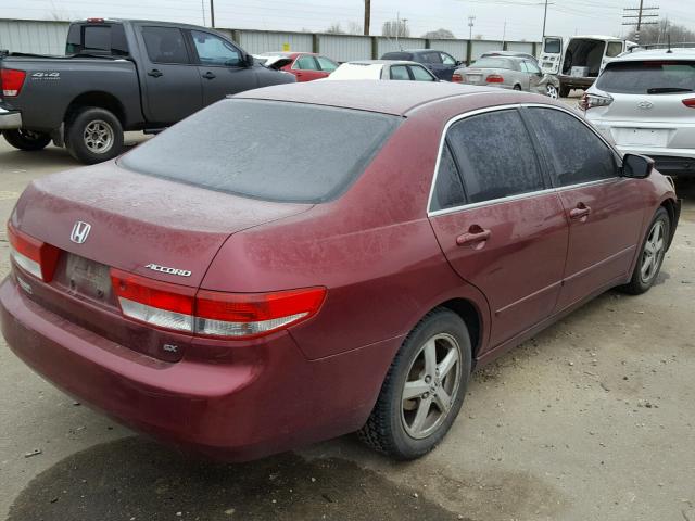 JHMCM56623C055836 - 2003 HONDA ACCORD EX MAROON photo 4