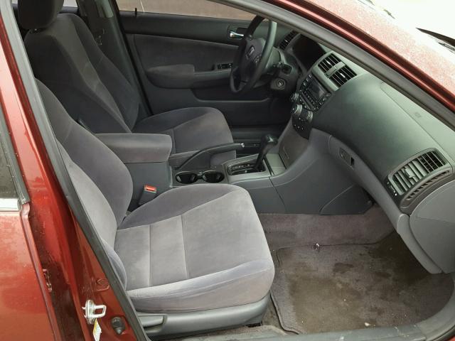 JHMCM56623C055836 - 2003 HONDA ACCORD EX MAROON photo 5