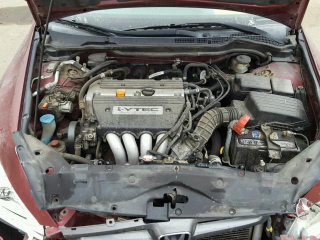 JHMCM56623C055836 - 2003 HONDA ACCORD EX MAROON photo 7