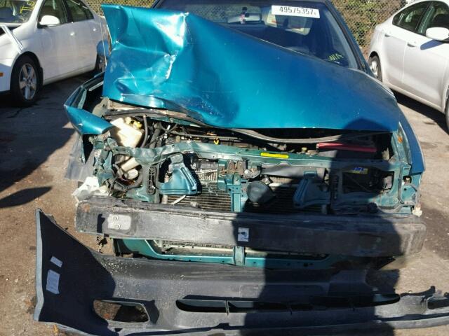 1N4AB42D1VC512996 - 1997 NISSAN 200SX BASE TEAL photo 9