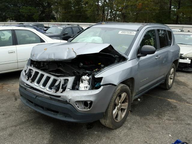 1C4NJCBB1FD139574 - 2015 JEEP COMPASS SP GRAY photo 2