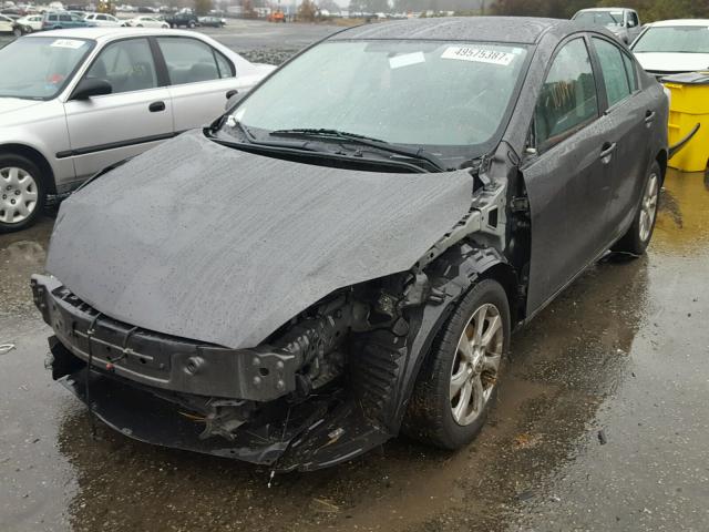 JM1BL1SG1A1165597 - 2010 MAZDA 3 I GRAY photo 2