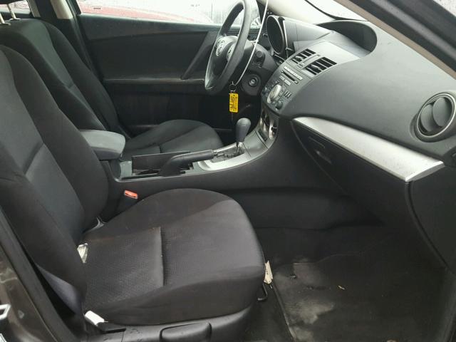 JM1BL1SG1A1165597 - 2010 MAZDA 3 I GRAY photo 5