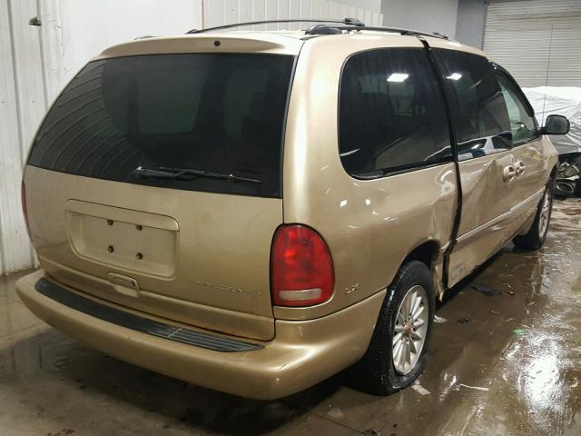 1C4GP54L0XB539678 - 1999 CHRYSLER TOWN & COU GOLD photo 4