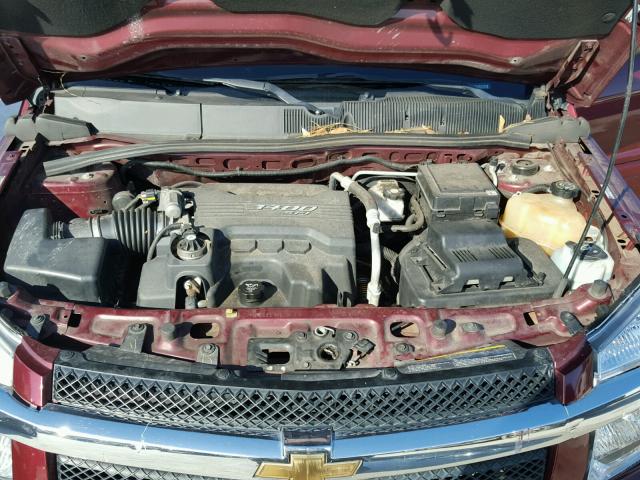 2CNDL23F886300436 - 2008 CHEVROLET EQUINOX LS BURGUNDY photo 7