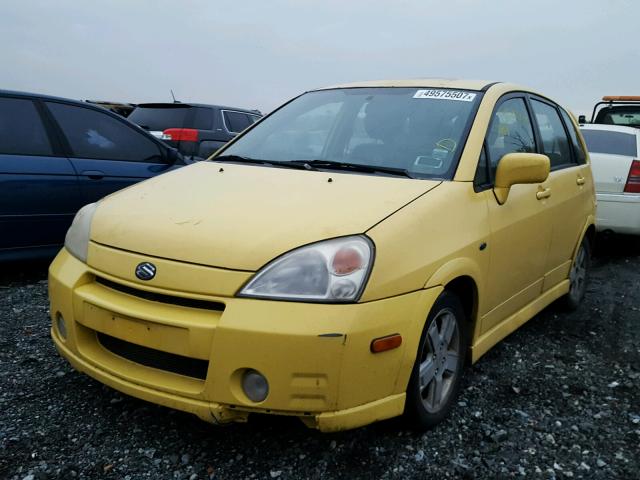 JS2RD41H235200026 - 2003 SUZUKI AERIO SX YELLOW photo 2