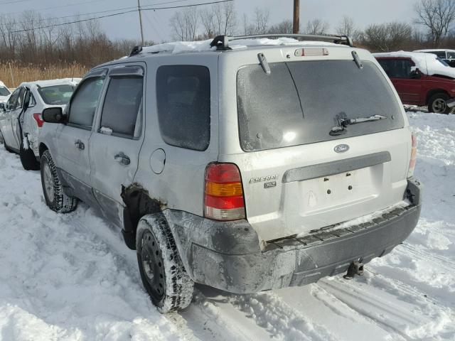 1FMYU03175KA52549 - 2005 FORD ESCAPE XLT SILVER photo 3