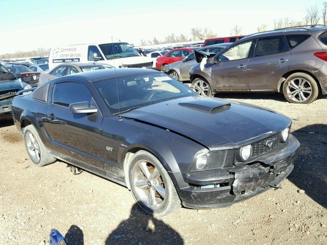 1ZVHT82H375352995 - 2007 FORD MUSTANG GT BLACK photo 1