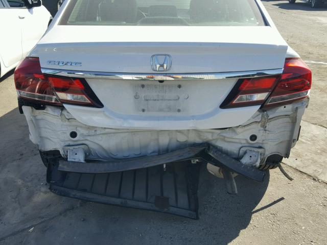 19XFB2F94DE252840 - 2013 HONDA CIVIC EXL 白色 照片 9