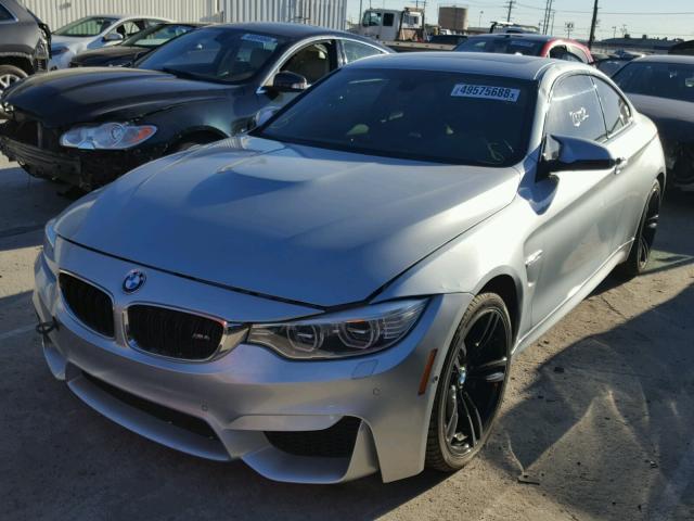 WBS3R9C5XFK332242 - 2015 BMW M4 SILVER photo 2