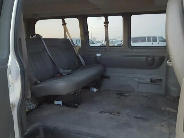 1GNZGXFA1C1174547 - 2012 CHEVROLET EXPRESS G3 WHITE photo 6