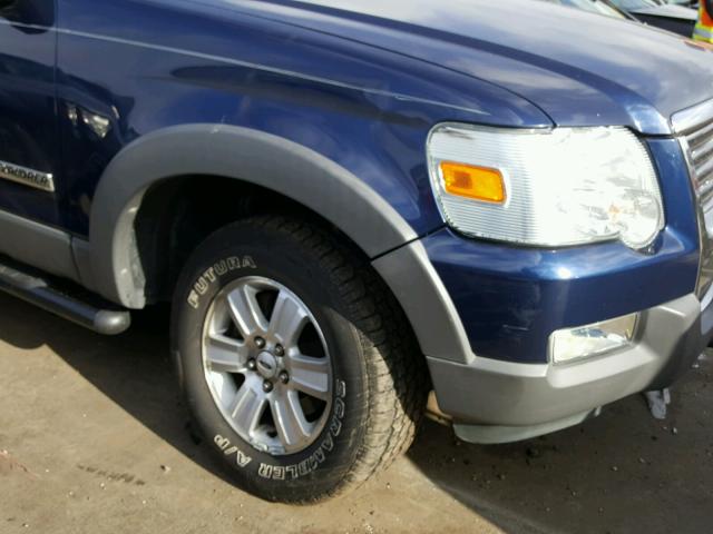 1FMEU73E26UA79873 - 2006 FORD EXPLORER X BLUE photo 9