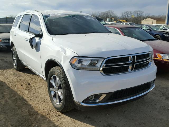 1C4RDJDGXGC331119 - 2016 DODGE DURANGO LI WHITE photo 1