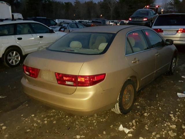 1HGCM56405A008238 - 2005 HONDA ACCORD LX GOLD photo 4