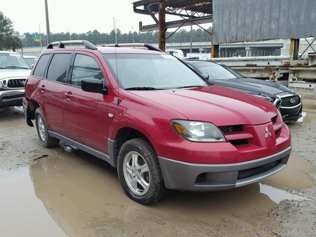 JA4LX31G53U027370 - 2003 MITSUBISHI OUTLANDER RED photo 1