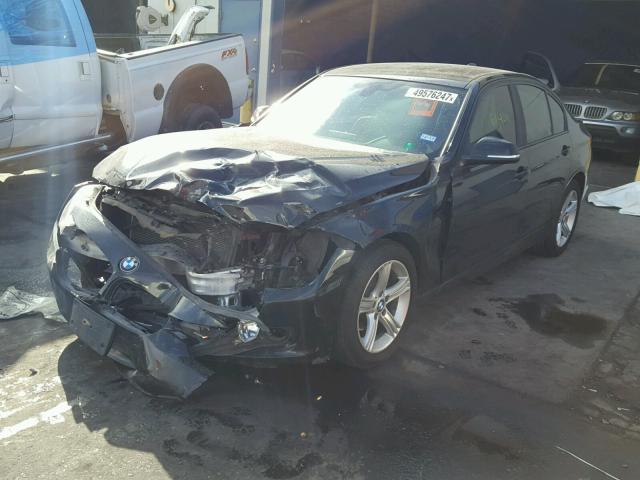 WBA3B1C58EK134798 - 2014 BMW 320 I BLACK photo 2