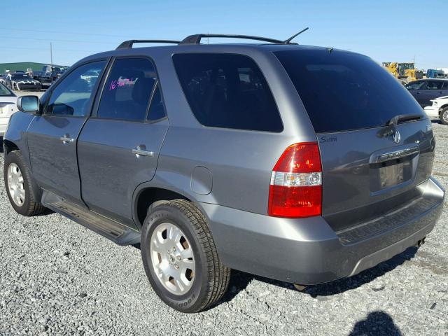 2HNYD18231H544065 - 2001 ACURA MDX CHARCOAL photo 3