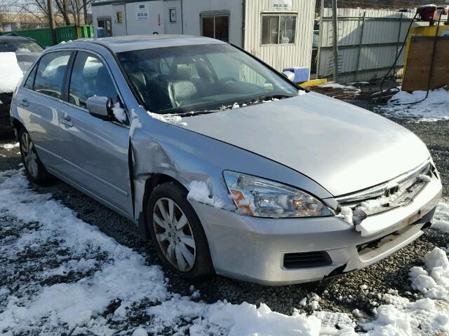 1HGCM66507A104761 - 2007 HONDA ACCORD EX SILVER photo 1