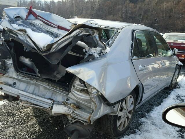 1HGCM66507A104761 - 2007 HONDA ACCORD EX SILVER photo 4