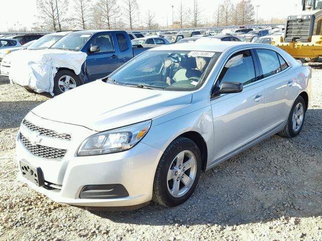 1G11B5SA1DF291296 - 2013 CHEVROLET MALIBU LS SILVER photo 2