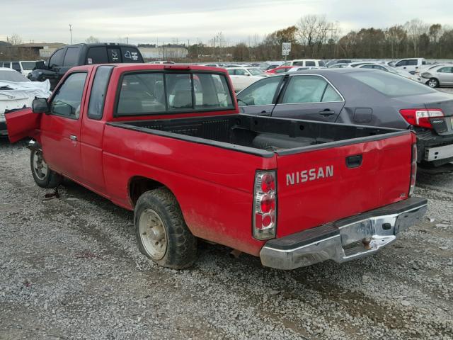 1N6SD16S1VC352809 - 1997 NISSAN TRUCK KING RED photo 3