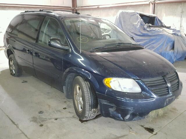 2D4GP44L16R767217 - 2006 DODGE GRAND CARA BLUE photo 1