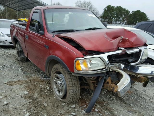 1FTRF18242NA40928 - 2002 FORD F150 MAROON photo 1