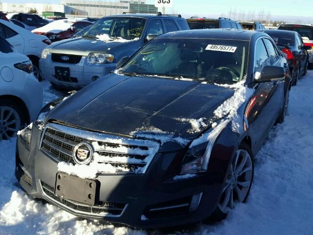 1G6AL5S36D0154513 - 2013 CADILLAC ATS PREMIU GRAY photo 2