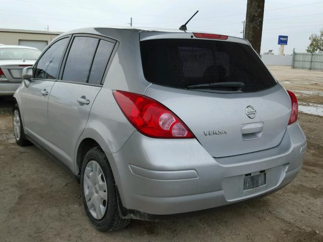 3N1BC1CPXAL425800 - 2010 NISSAN VERSA S SILVER photo 3