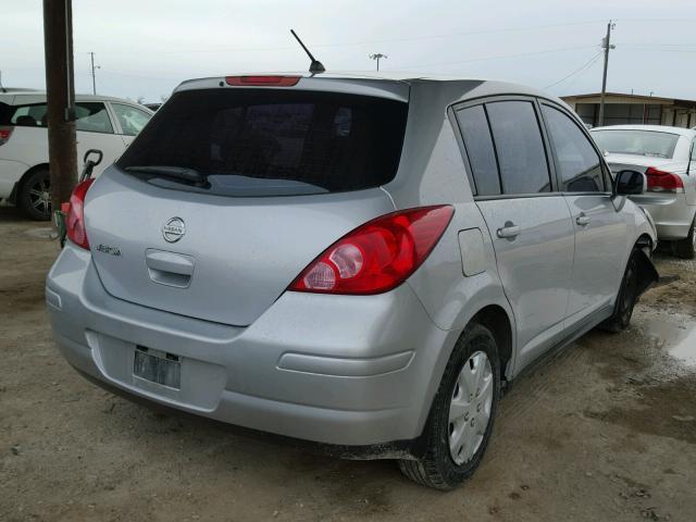 3N1BC1CPXAL425800 - 2010 NISSAN VERSA S SILVER photo 4