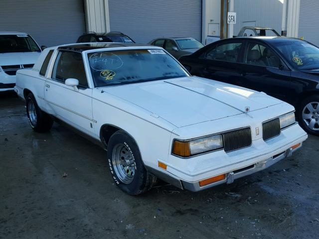 1G3GK11Y0HP315211 - 1987 OLDSMOBILE CUTLASS SA WHITE photo 1