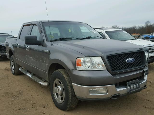 1FTPW14574KC65937 - 2004 FORD F150 SUPER GRAY photo 1