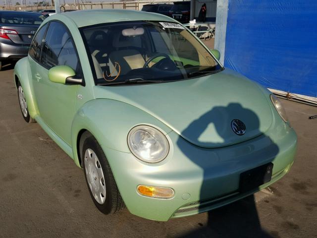 3VWBK21C01M467146 - 2001 VOLKSWAGEN NEW BEETLE GREEN photo 1