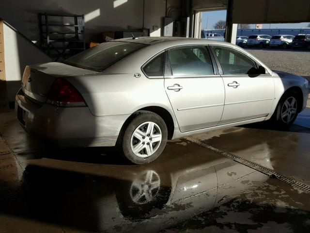 2G1WB58K679370305 - 2007 CHEVROLET IMPALA LS SILVER photo 4