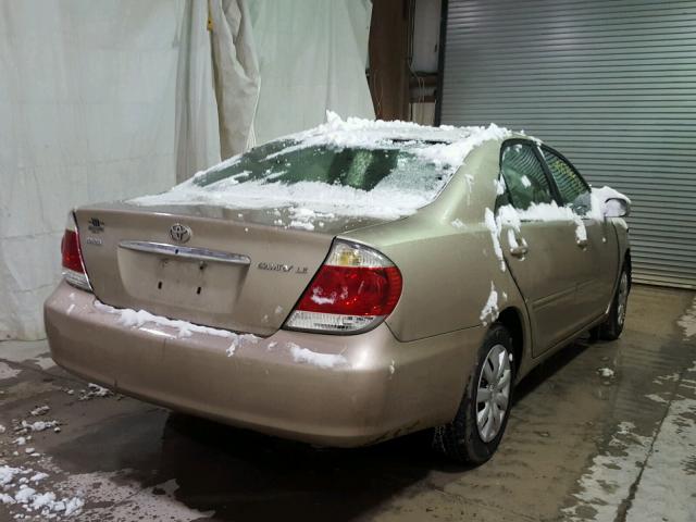 4T1BE30K05U069070 - 2005 TOYOTA CAMRY LE თაფლისფერი ფოტო 4
