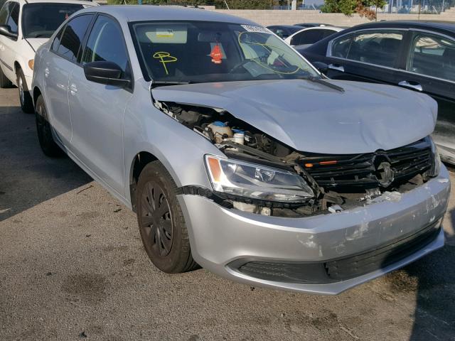 3VW2K7AJ0BM087740 - 2011 VOLKSWAGEN JETTA BASE SILVER photo 1