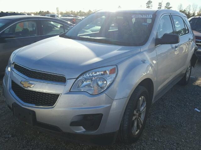 2GNALBEC0B1255823 - 2011 CHEVROLET EQUINOX LS SILVER photo 2