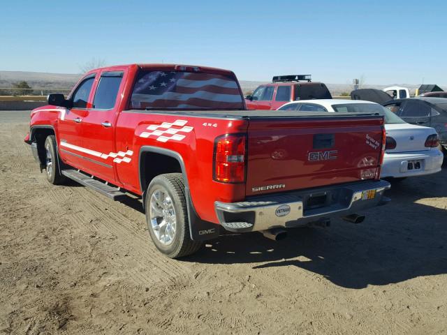 3GTU2VECXEG398221 - 2014 GMC SIERRA K15 RED photo 3