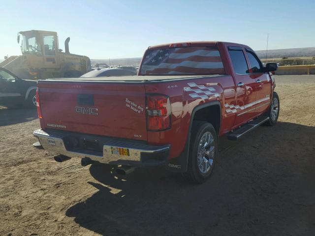 3GTU2VECXEG398221 - 2014 GMC SIERRA K15 RED photo 4