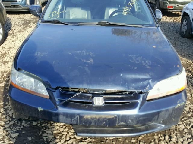 JHMCG5665YC026460 - 2000 HONDA ACCORD EX BLUE photo 9