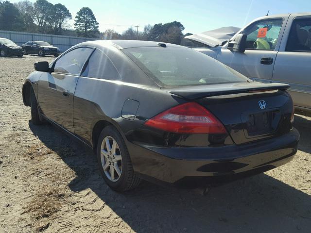 1HGCM82634A016244 - 2004 HONDA ACCORD EX BLACK photo 3