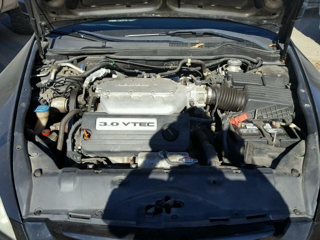 1HGCM82634A016244 - 2004 HONDA ACCORD EX BLACK photo 7