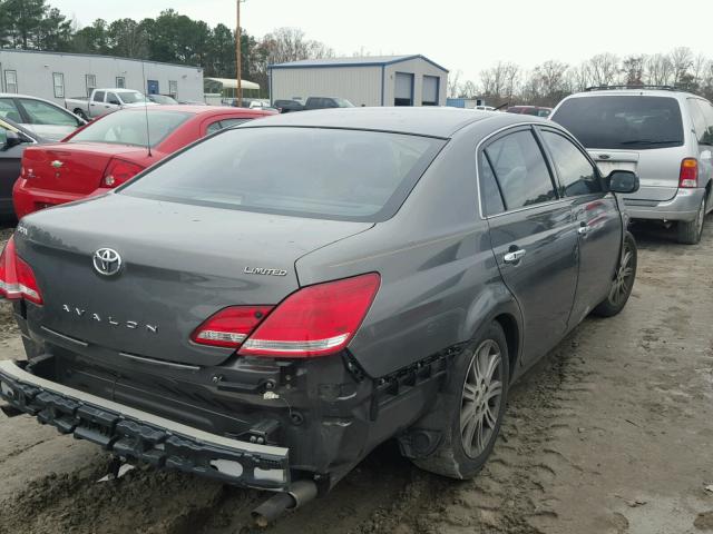 4T1BK36B57U234436 - 2007 TOYOTA AVALON XL GRAY photo 4