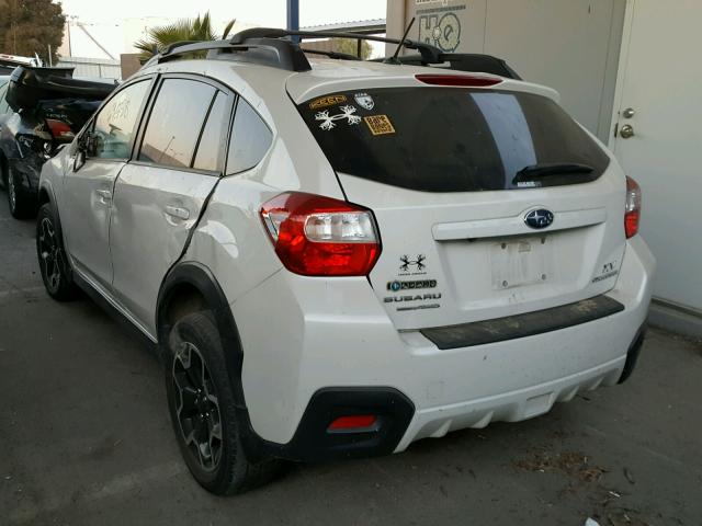 JF2GPADC0F8225843 - 2015 SUBARU XV CROSSTR WHITE photo 3