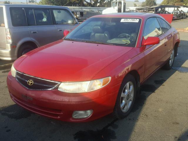 2T1CF28P7XC250814 - 1999 TOYOTA CAMRY SOLA RED photo 2