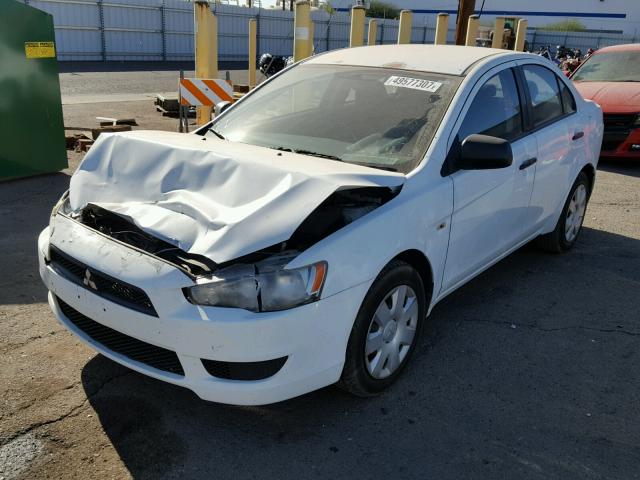 JA3AU16U98U044056 - 2008 MITSUBISHI LANCER DE WHITE photo 2