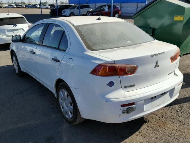 JA3AU16U98U044056 - 2008 MITSUBISHI LANCER DE WHITE photo 3