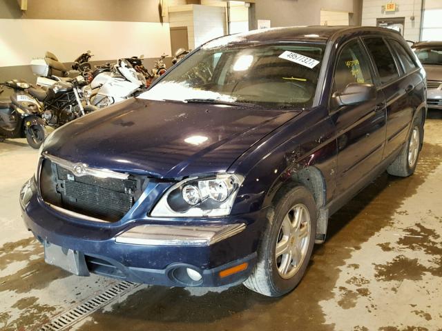 2C8GM68404R574329 - 2004 CHRYSLER PACIFICA BLUE photo 2